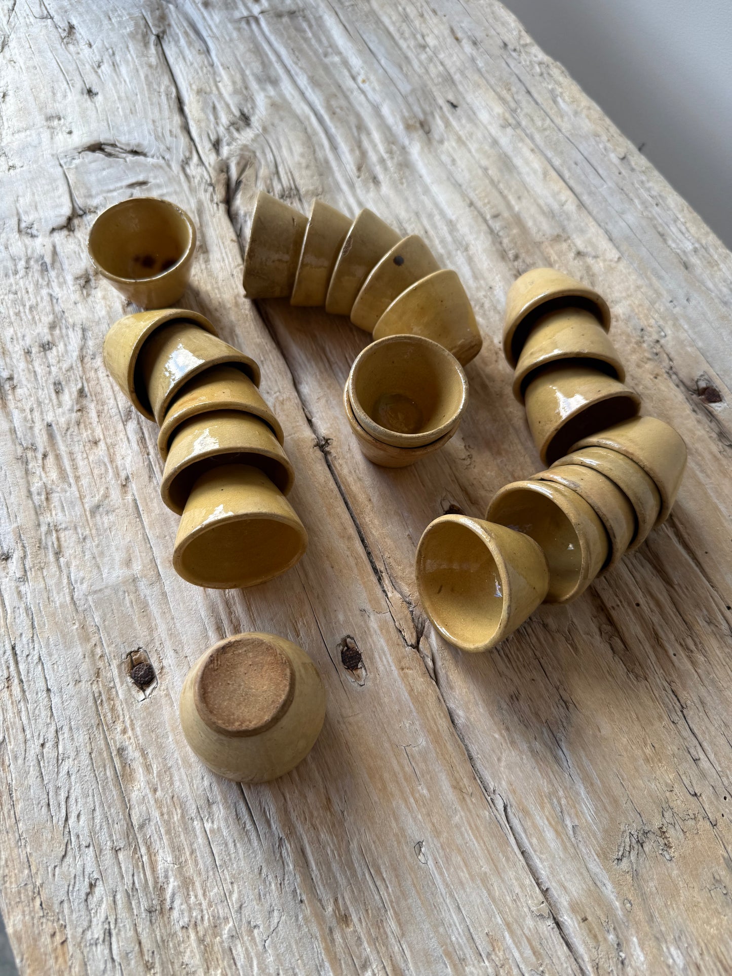 Vintage French escargot / pinch pots