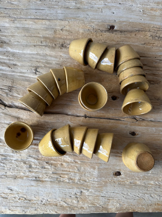 Vintage French escargot / pinch pots