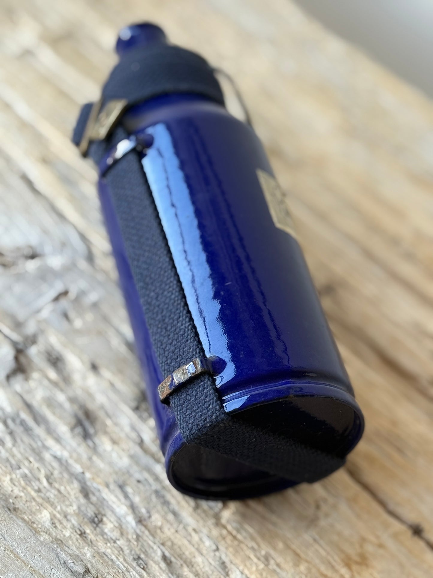 Vintage enamel water bottle