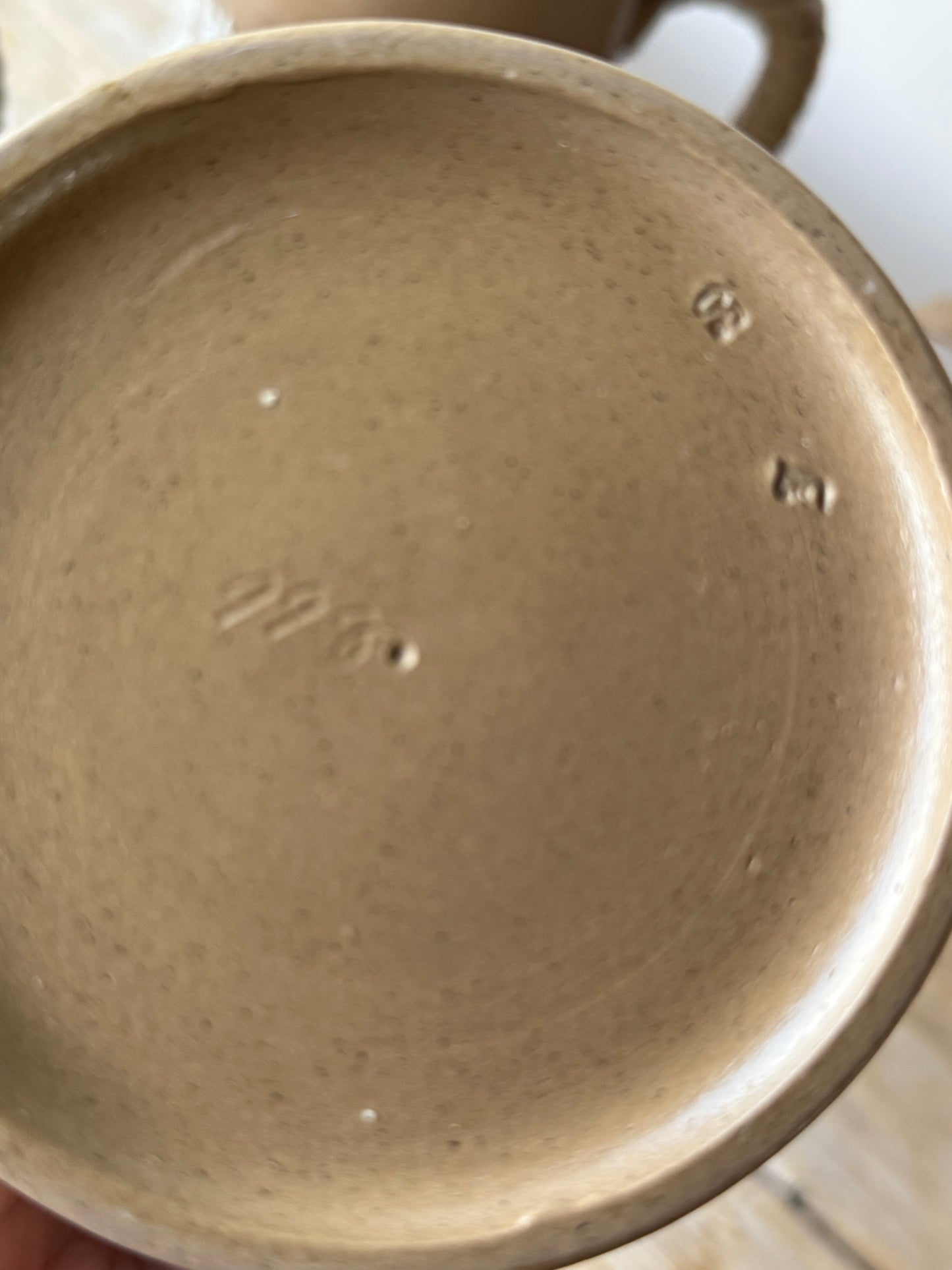 Antique Jasper-ware grapevine design set of jugs