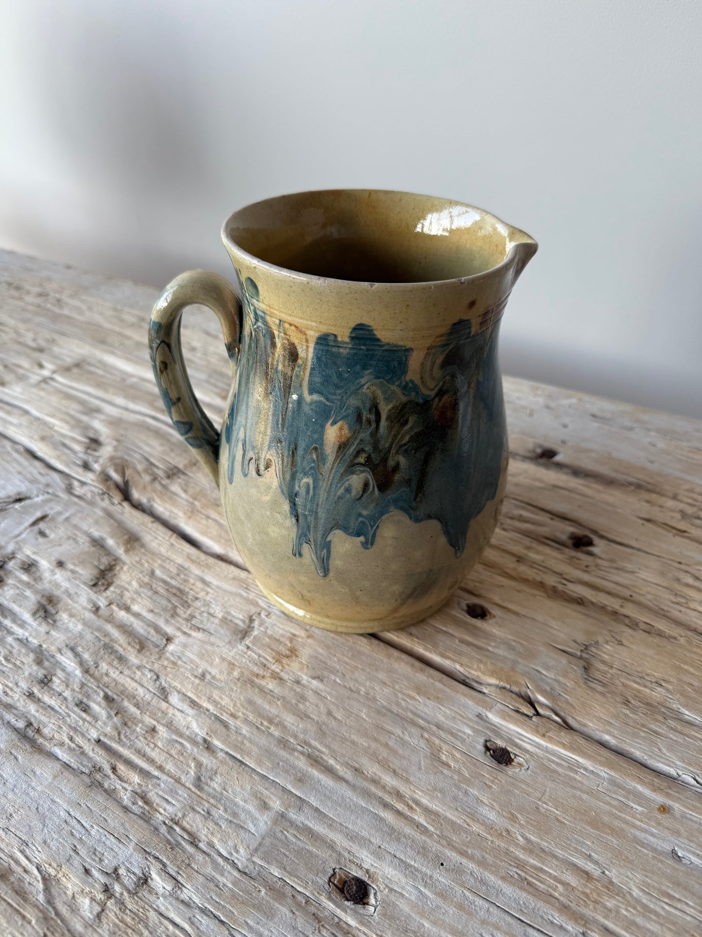 Antique jug , French pottery