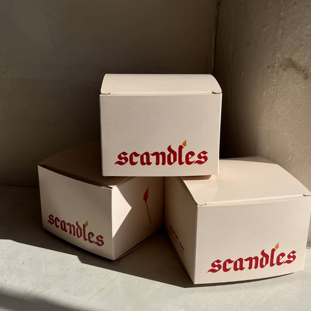 Scandles - Heirloom Tomato Candle - Red