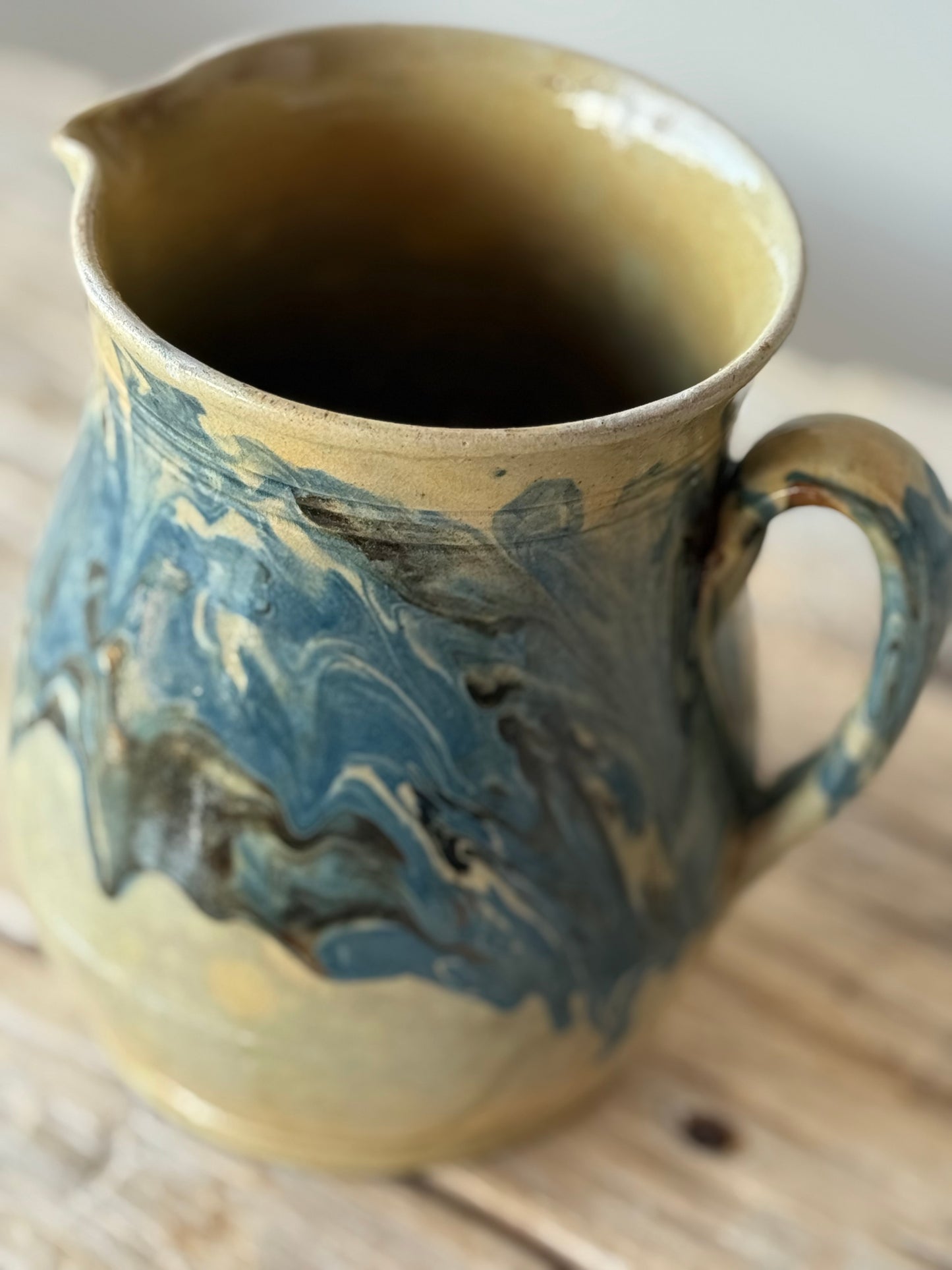 Antique jug , French pottery