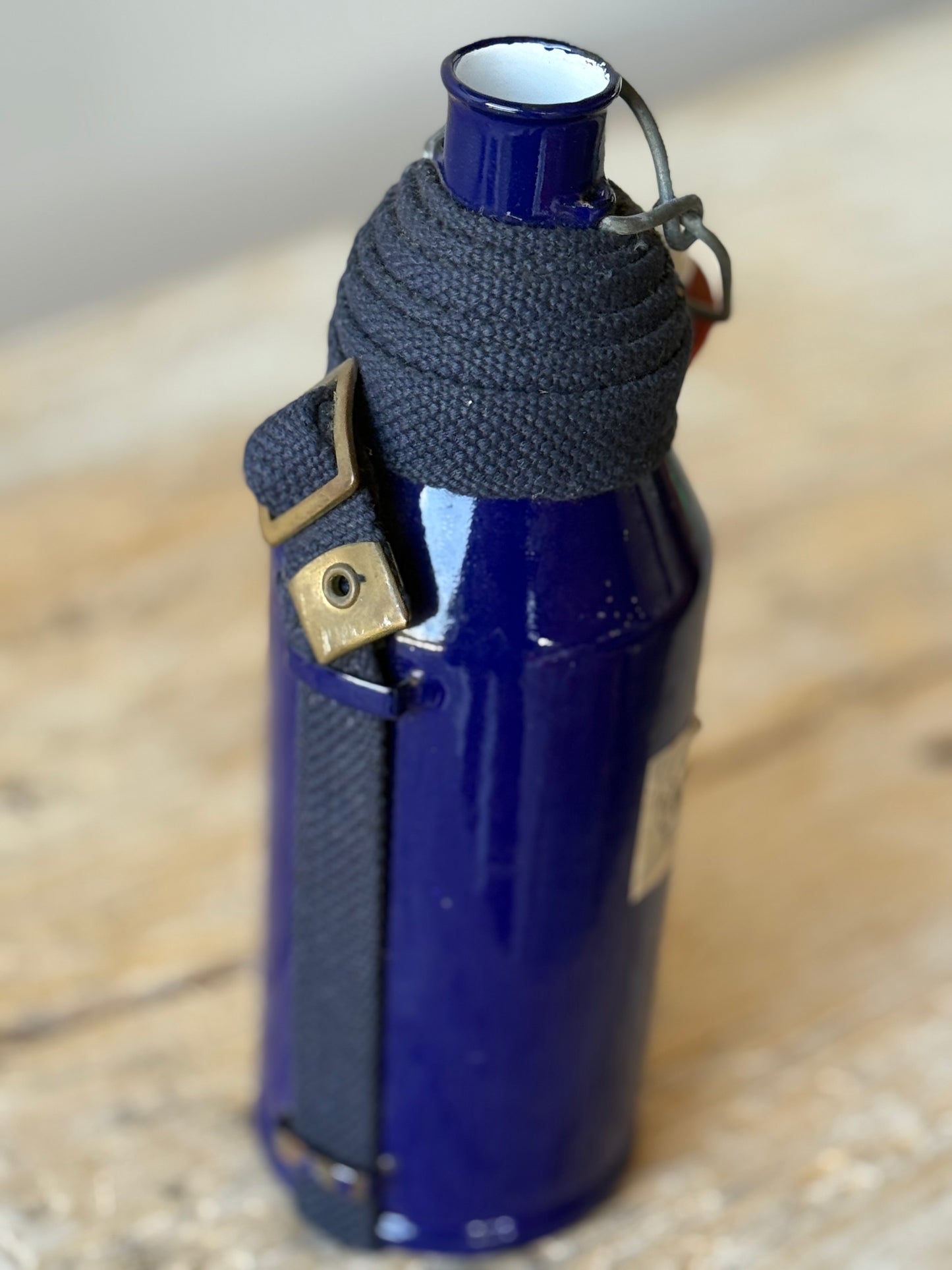 Vintage enamel water bottle